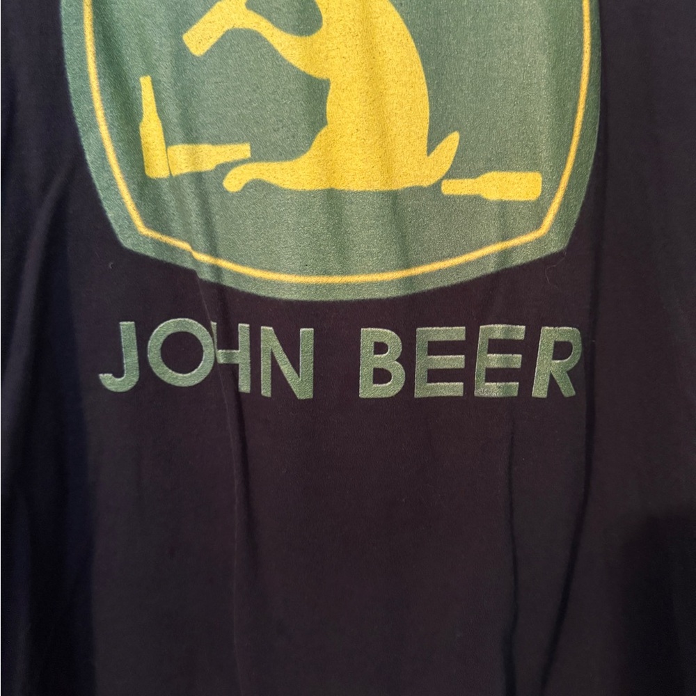 John Beer NOT John Deer funny shirt